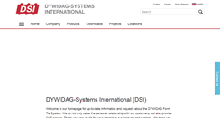 Desktop Screenshot of dywidag-formties.com